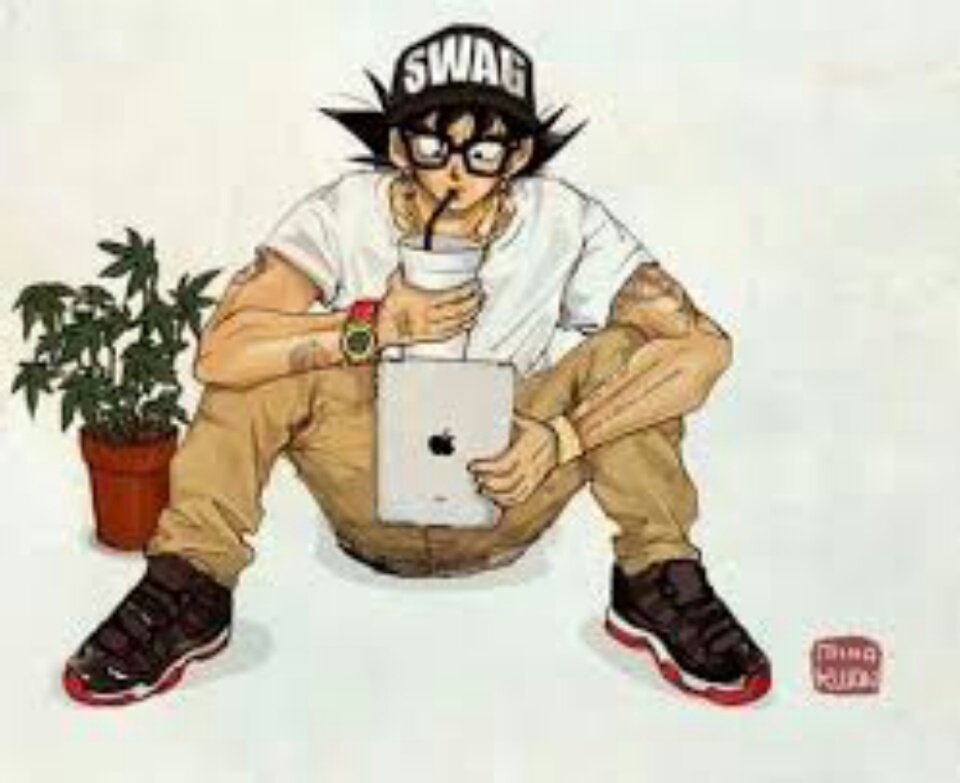 Swag Supreme Goku Wallpapers