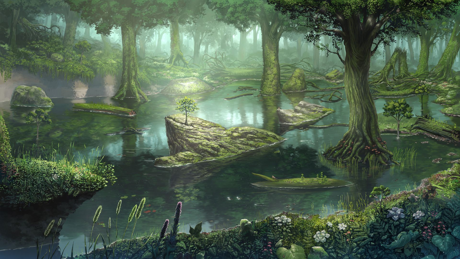 Swamp Background