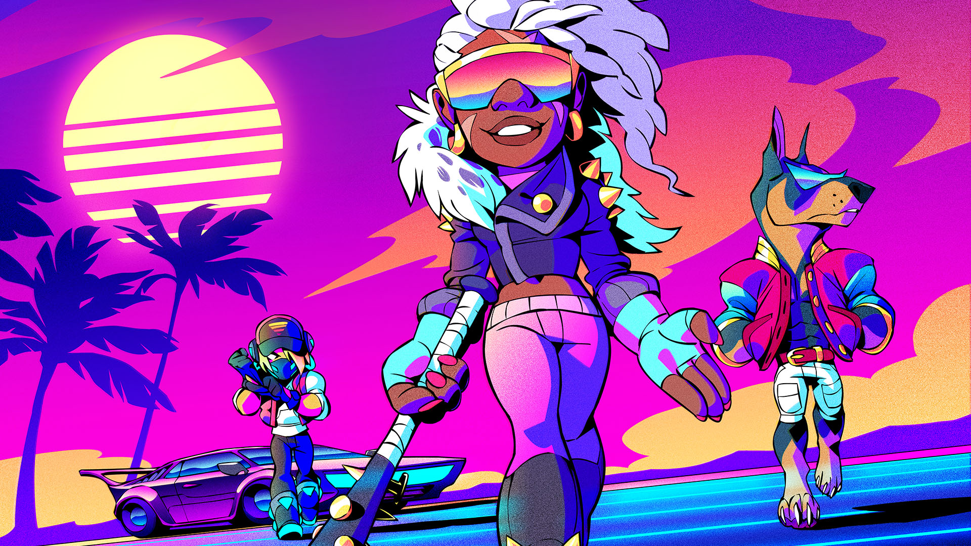 Synthwave Brawlhalla Wallpapers