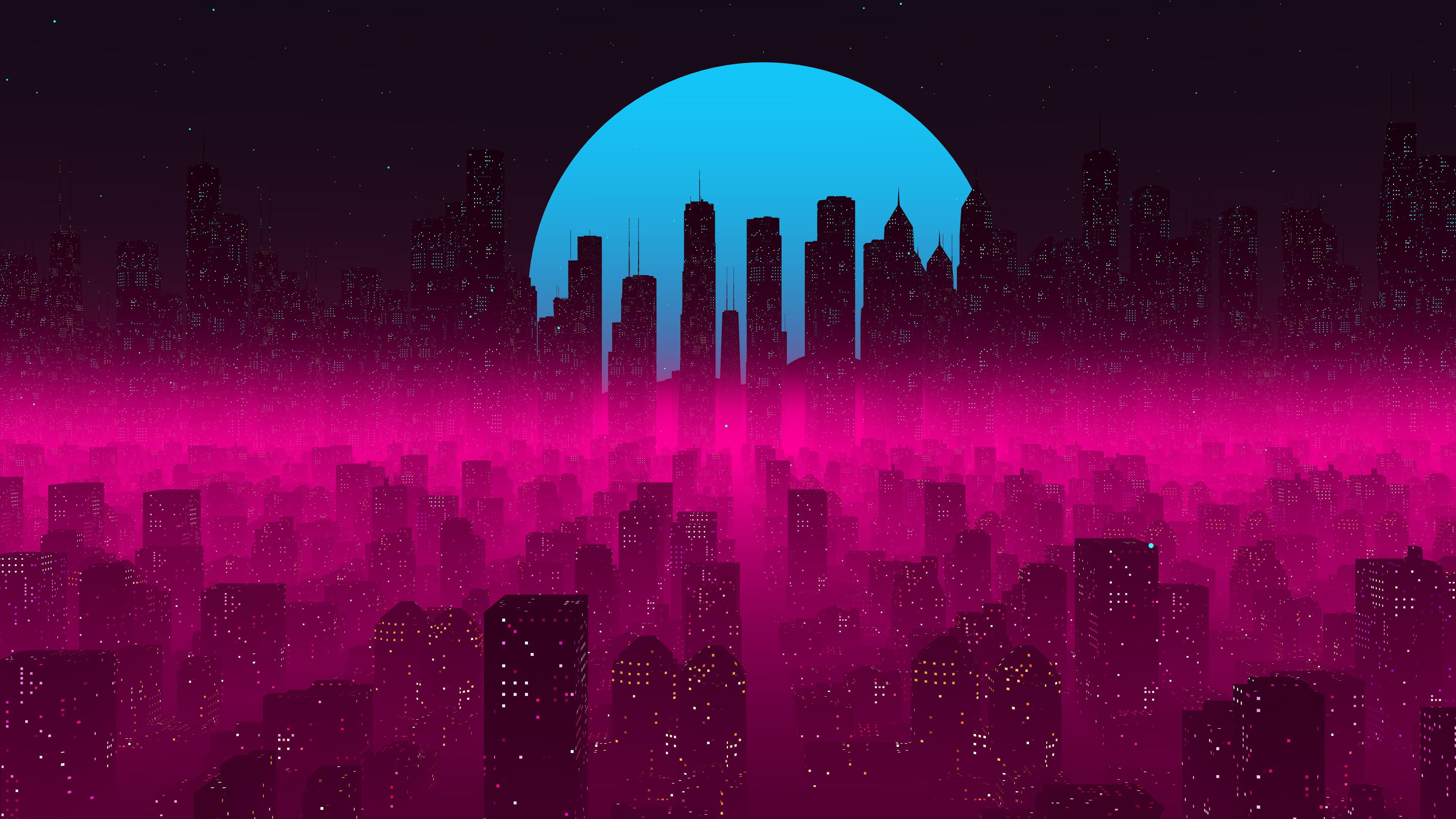 Synthwave City Wallpapers