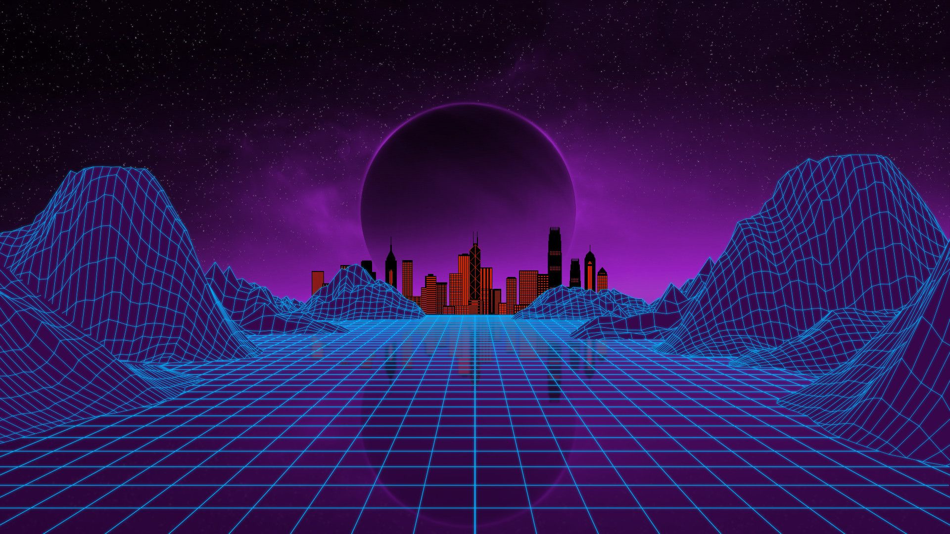 Synthwave City Wallpapers