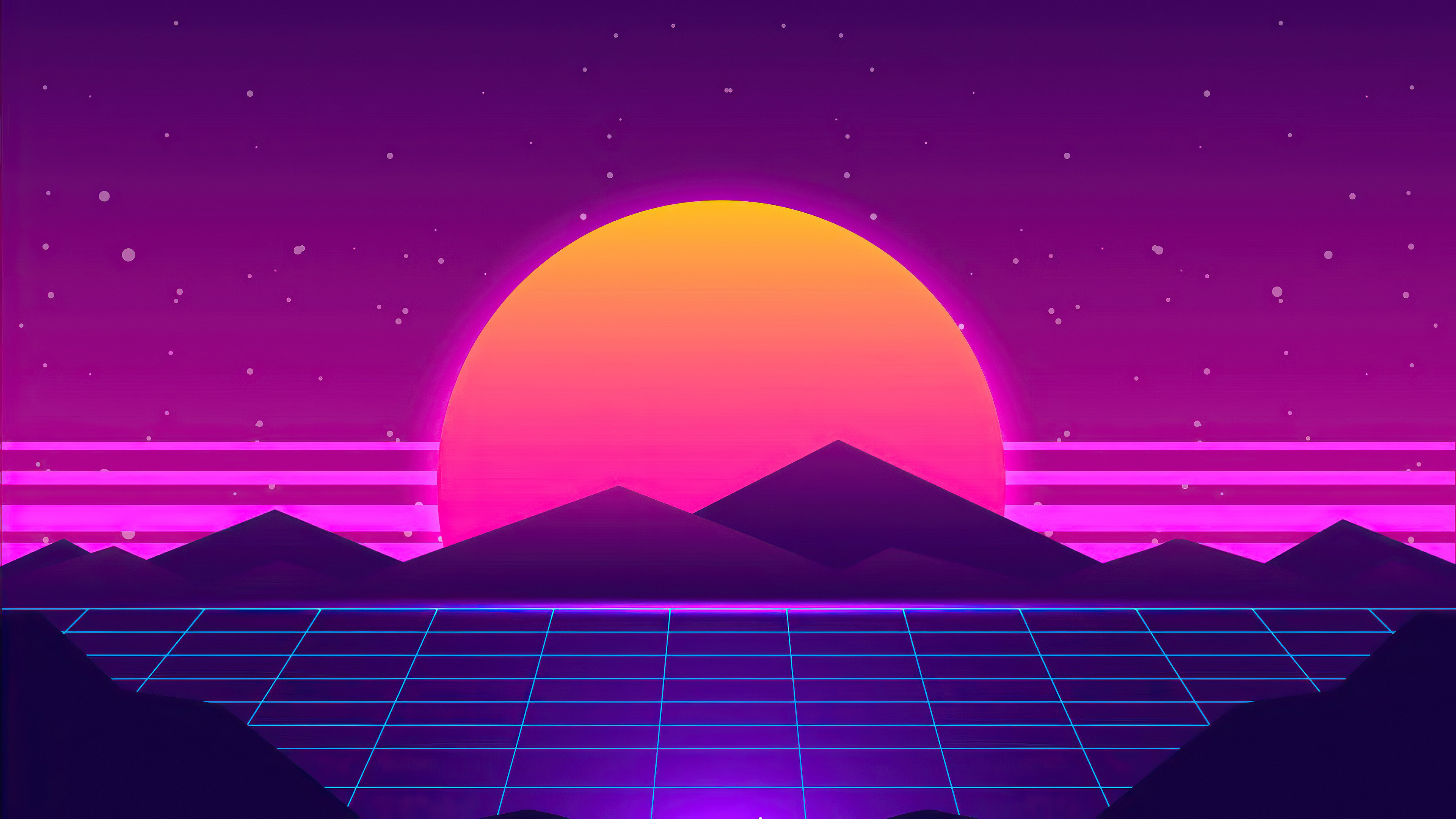 Synthwave Eclipse Wallpapers