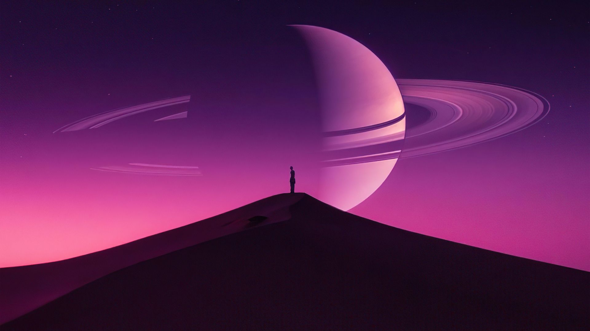 Synthwave Eclipse Wallpapers