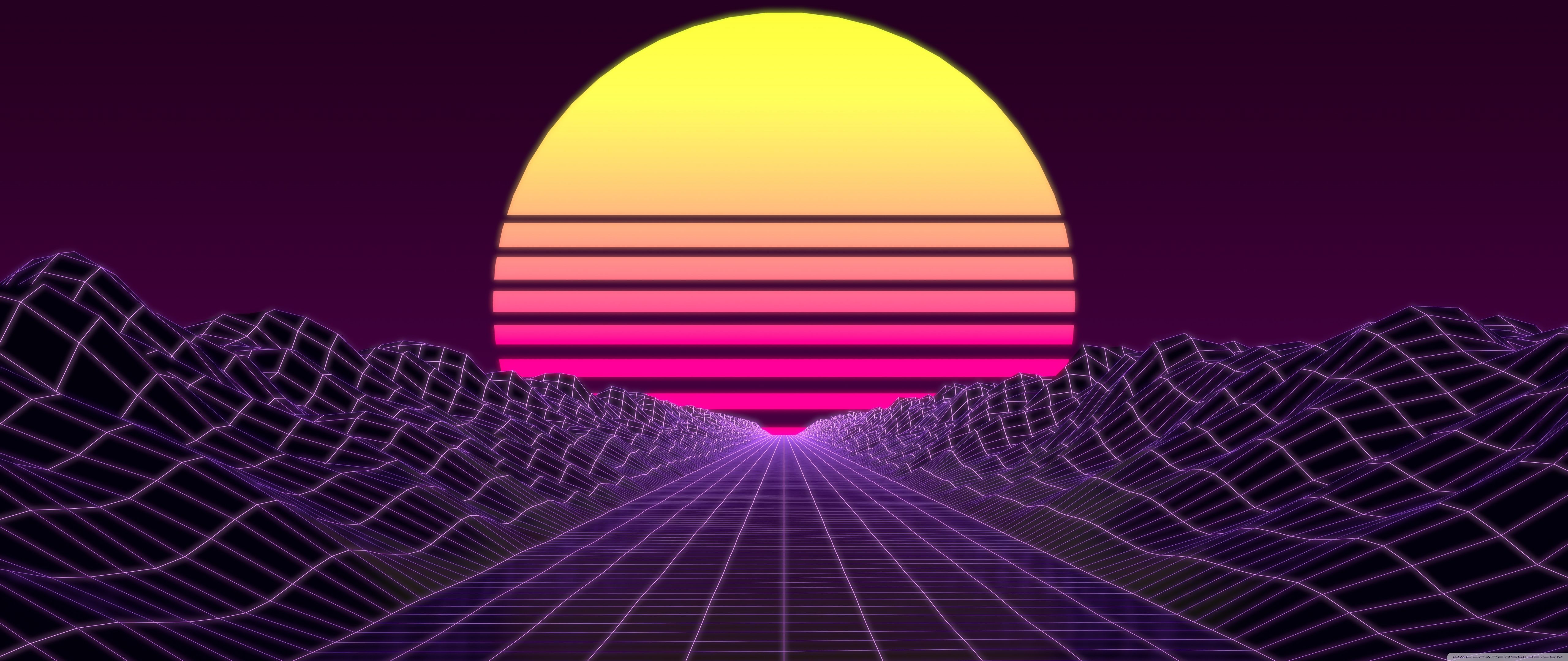 Synthwave Eclipse Wallpapers