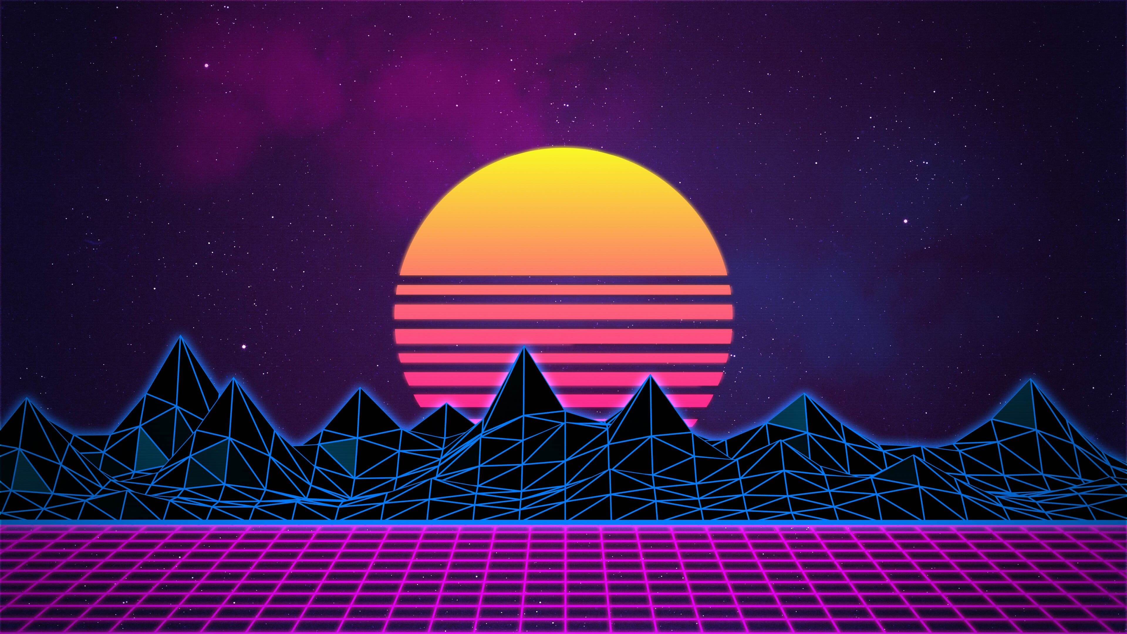 Synthwave Eclipse Wallpapers