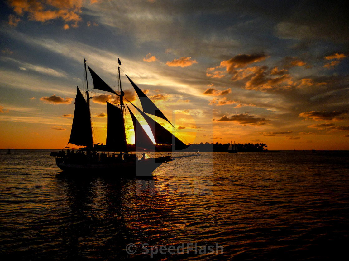 Tall Ship Sunset Wallpapers