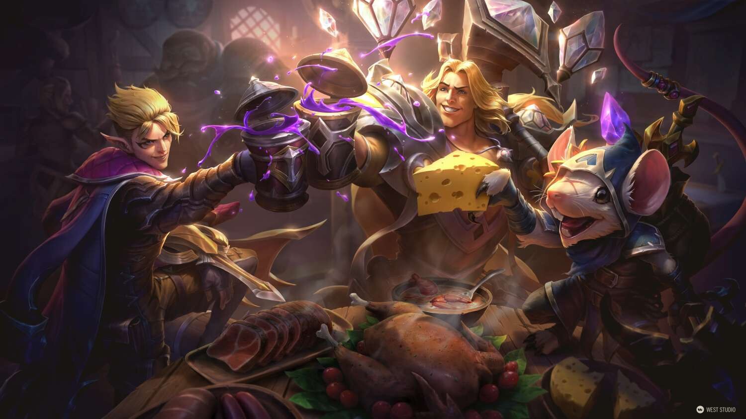 Talon Taric and Twitch LoL Wallpapers