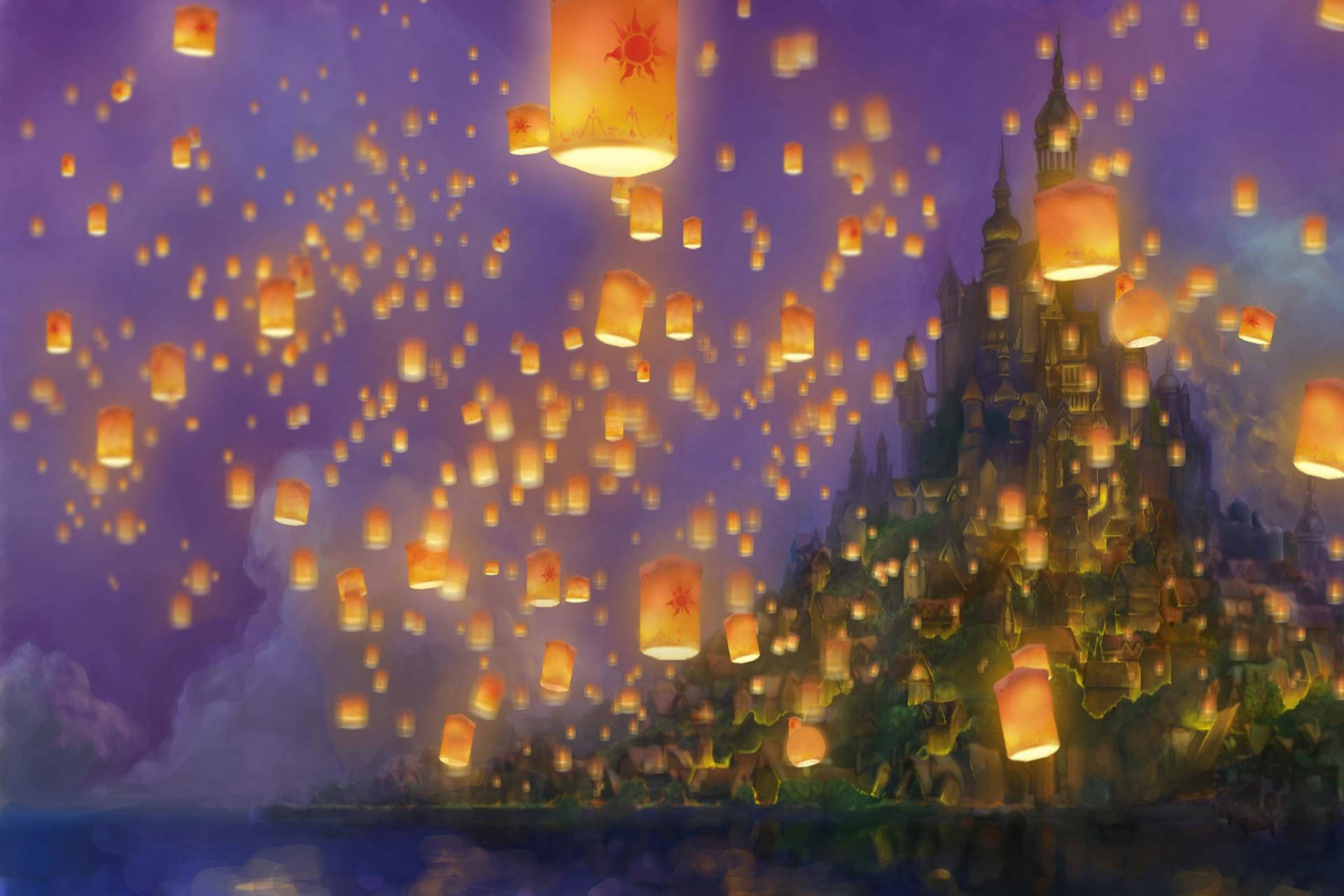 Tangled Lanterns Wallpapers