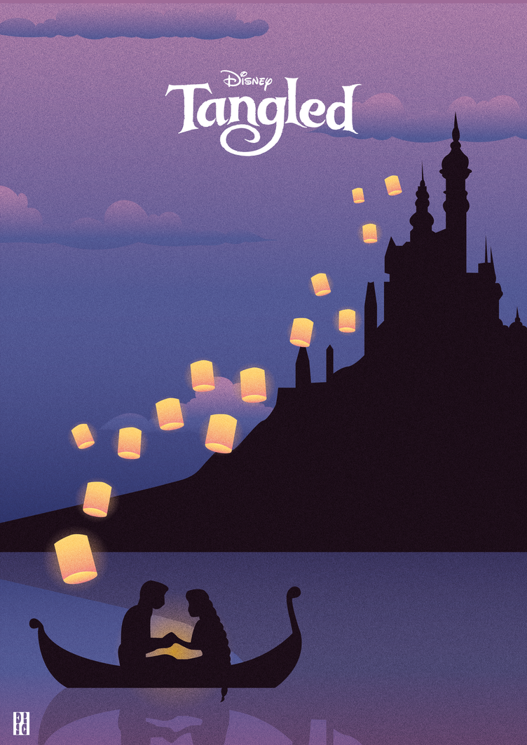 Tangled Minimalist Poster Wallpapers