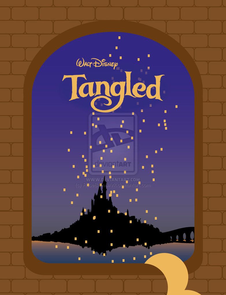 Tangled Minimalist Poster Wallpapers