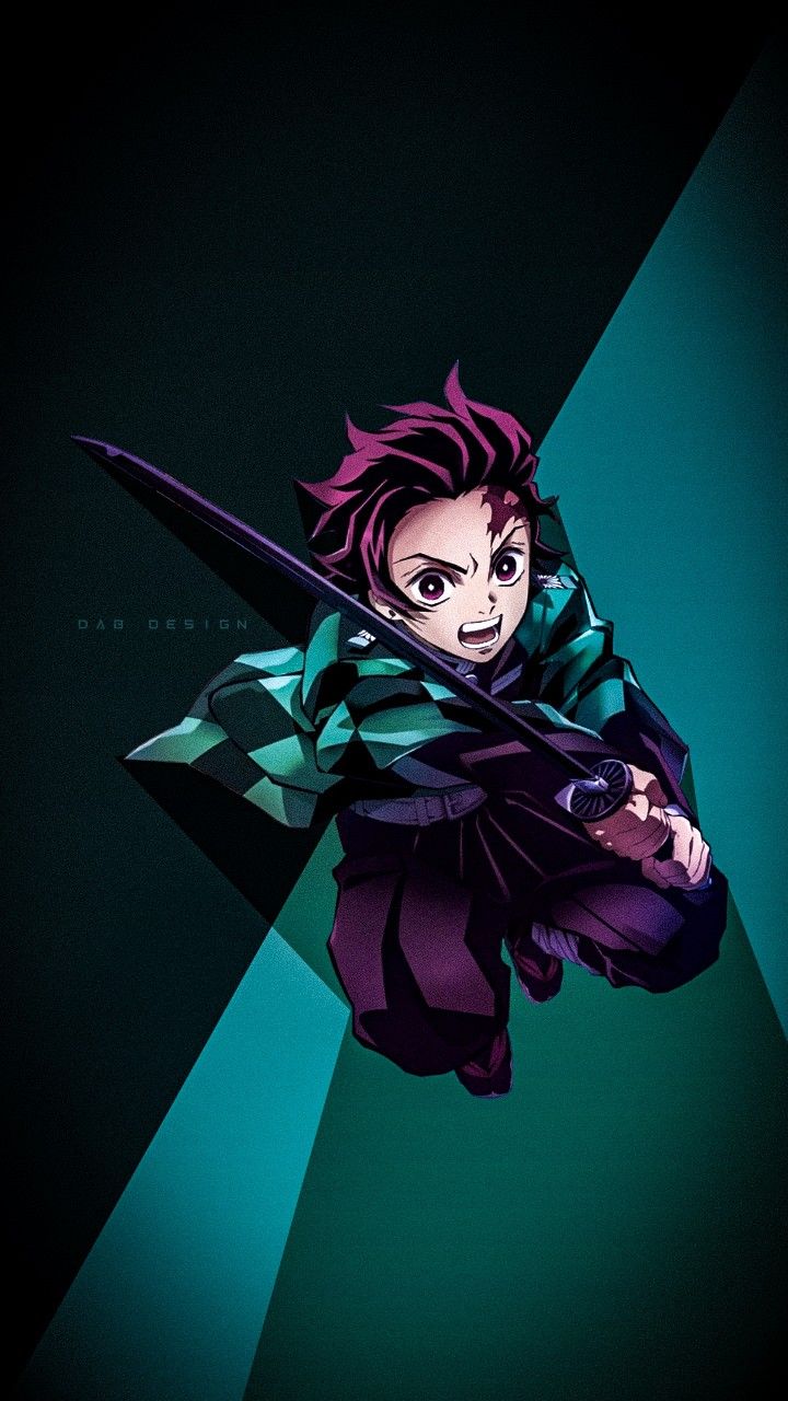 Tanjiro Kamado Minimal Demon Slayer Art Wallpapers