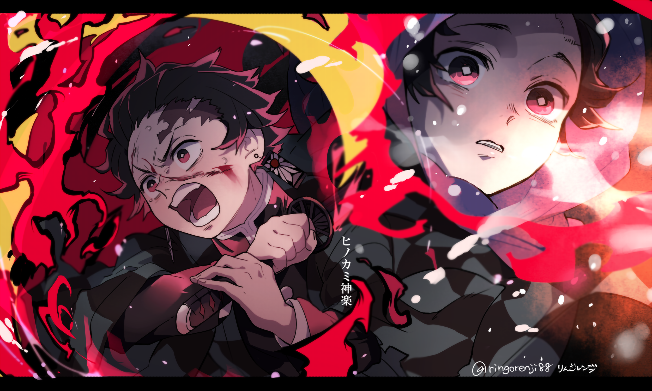 Tanjirou Kamado 4K Art Wallpapers