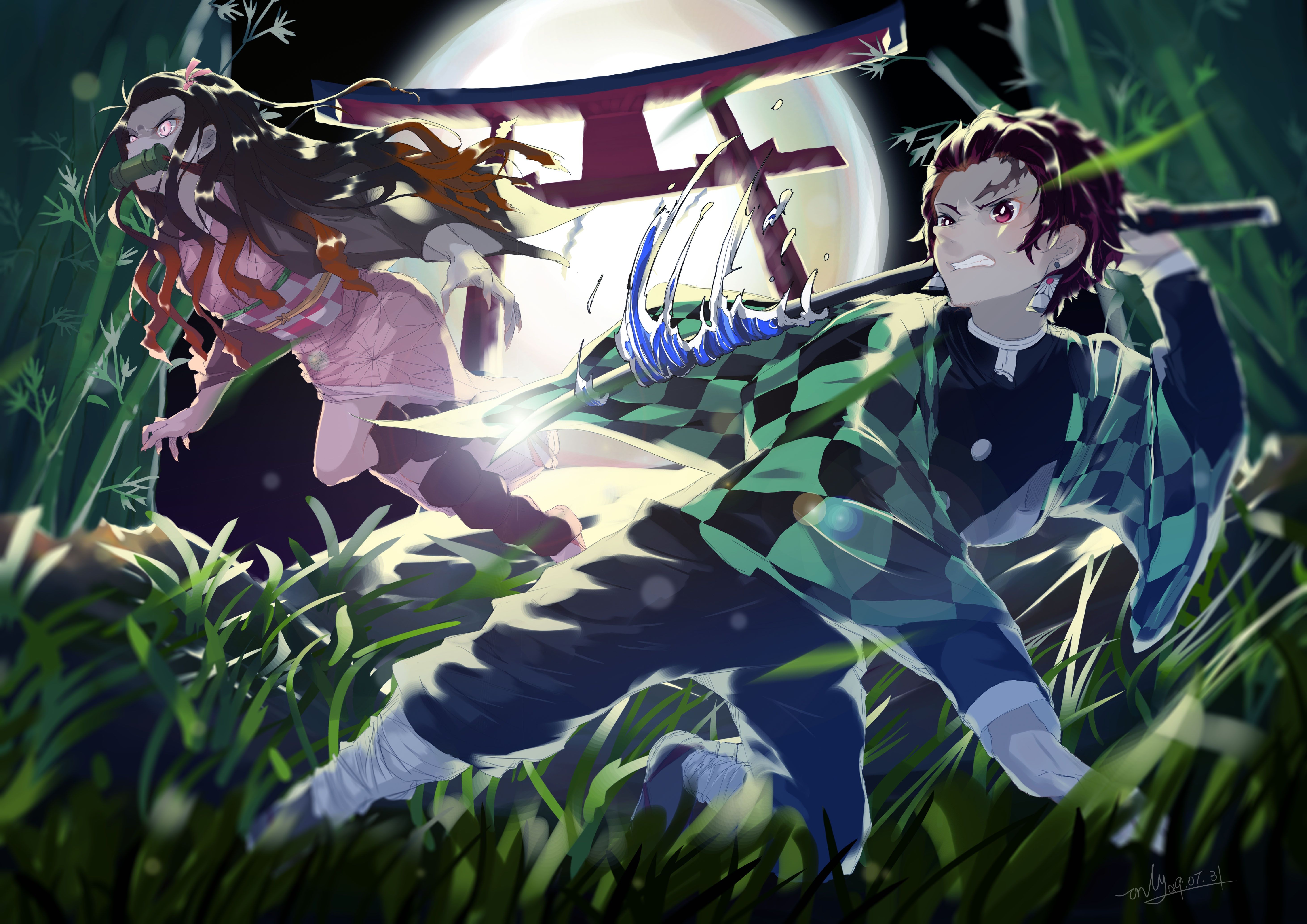 Tanjirou Kamado And Nezuko Kamado Wallpapers