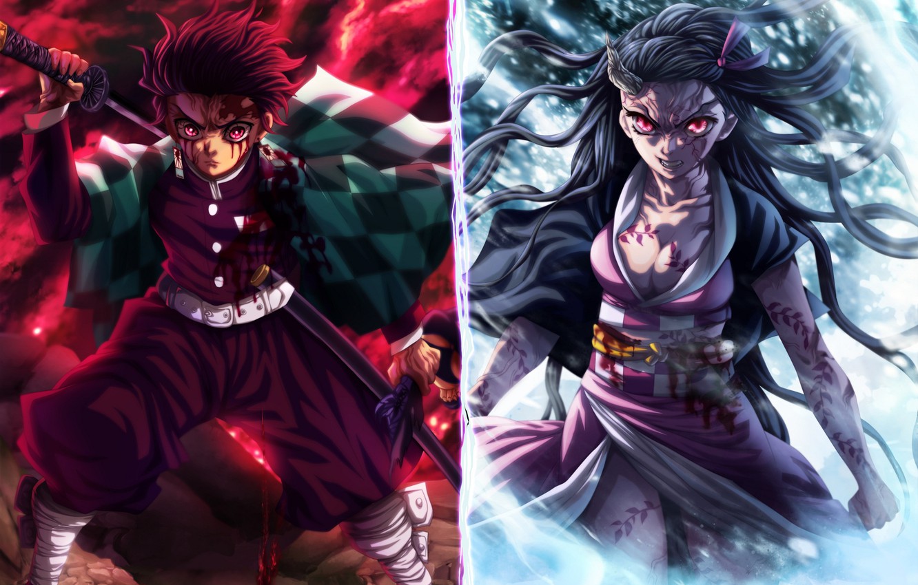 Tanjirou Kamado Demon Slayer Fire Art Wallpapers