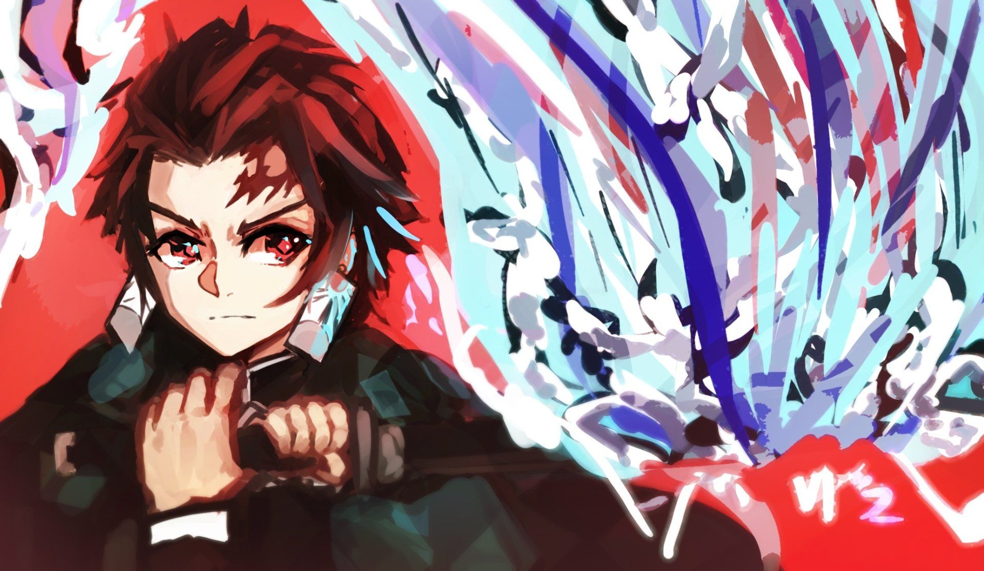 Tanjirou Kamado Demon Slayer Fire Art Wallpapers