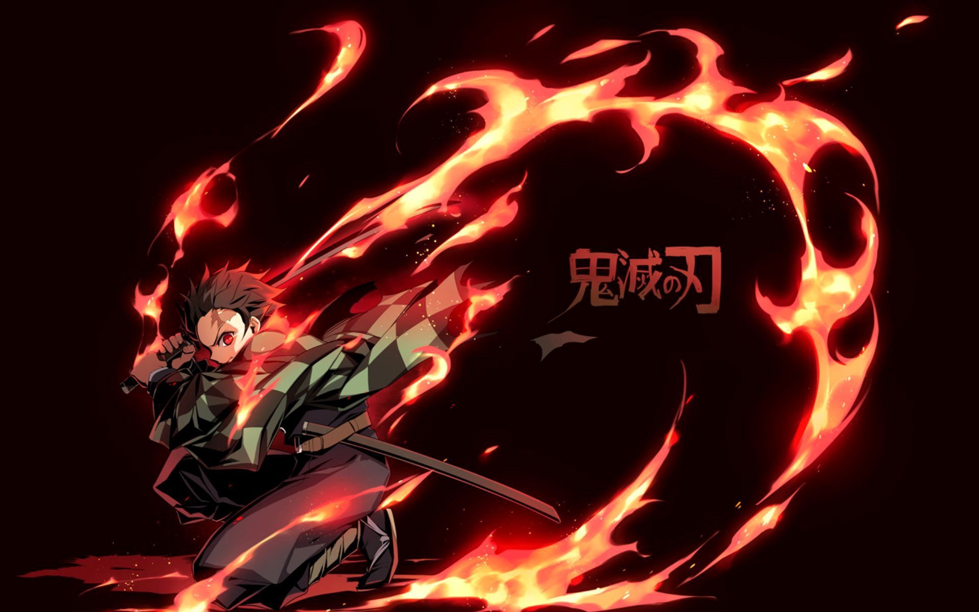 Tanjirou Kamado Demon Slayer Fire Art Wallpapers