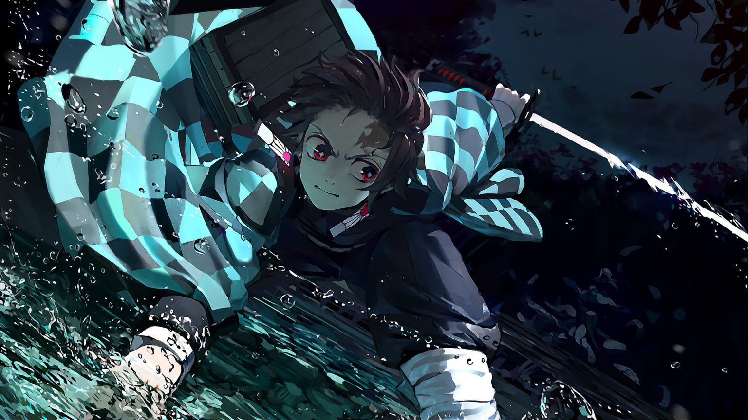 Tanjirou Kamado Demon Slayer Fire Art Wallpapers