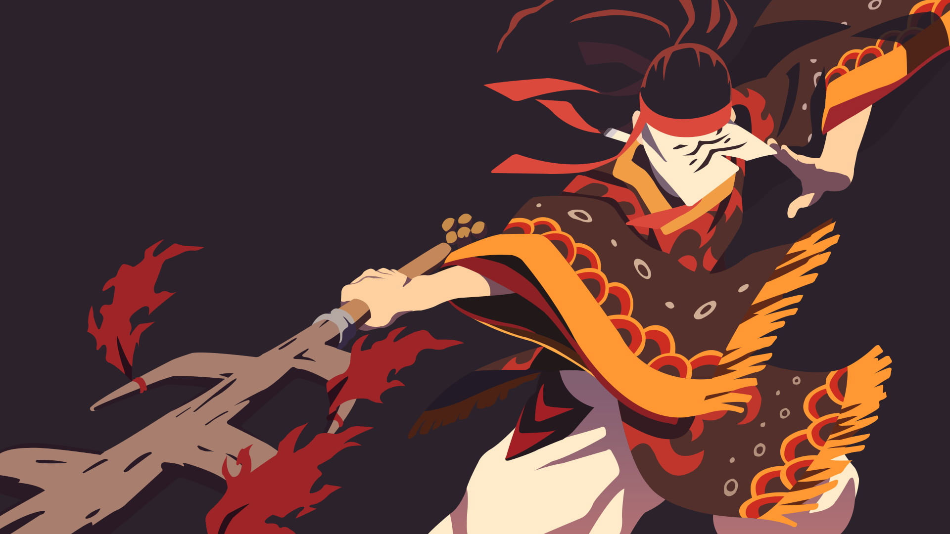 Tanjirou Kamado Demon Slayer Fire Art Wallpapers