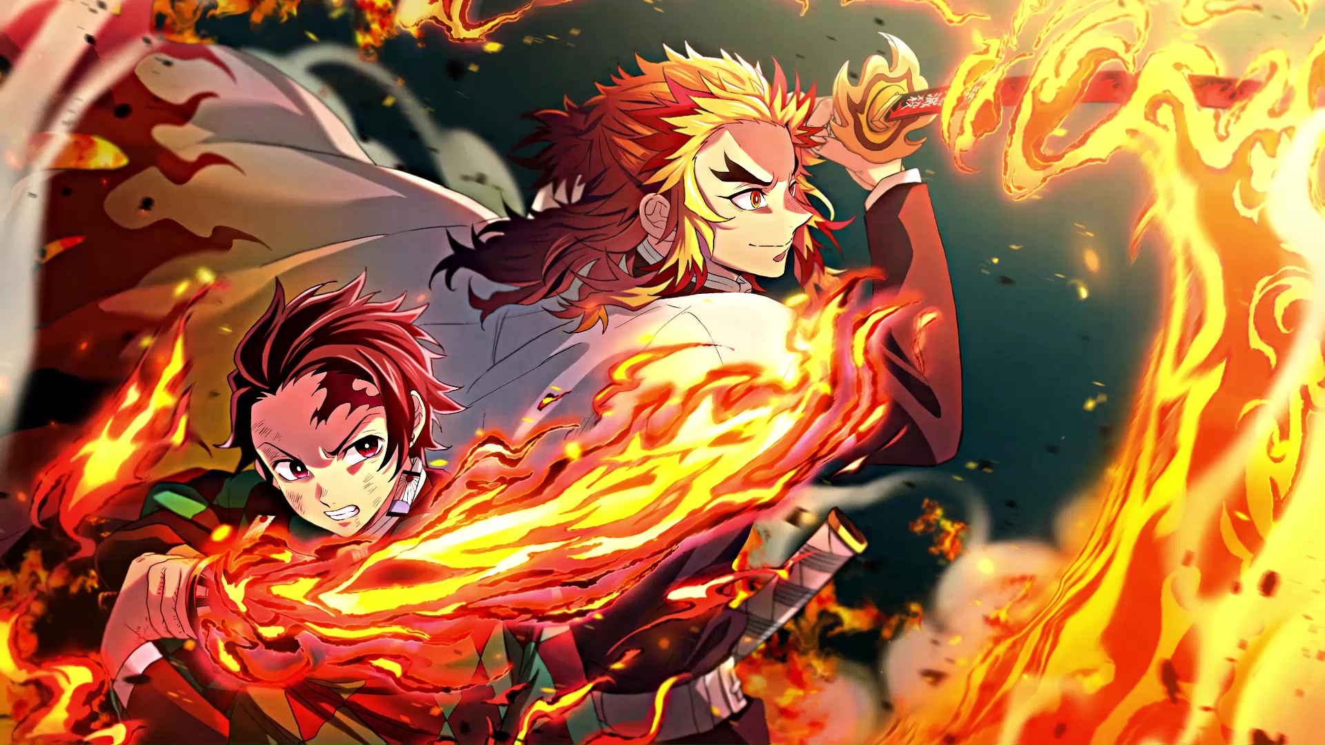 Tanjirou Kamado Demon Slayer Fire Art Wallpapers