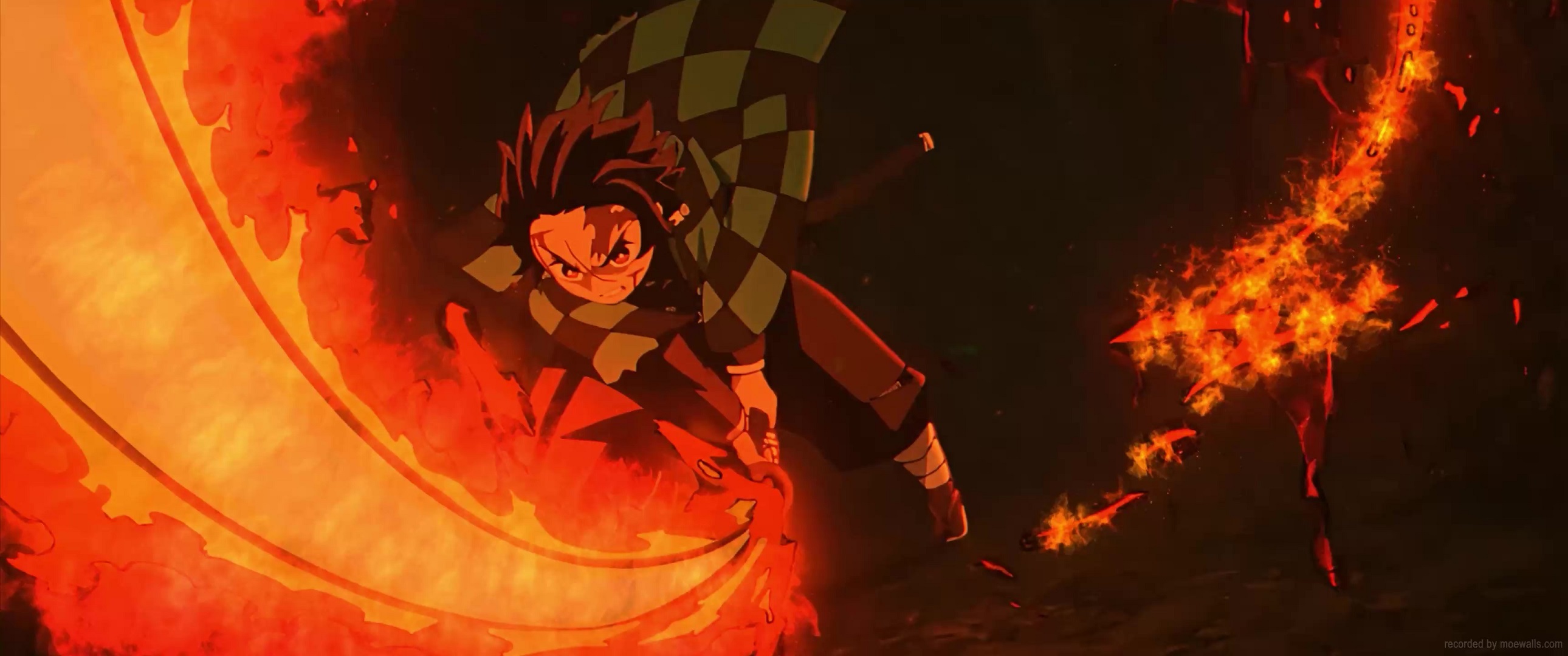 Tanjirou Kamado Demon Slayer Fire Art Wallpapers