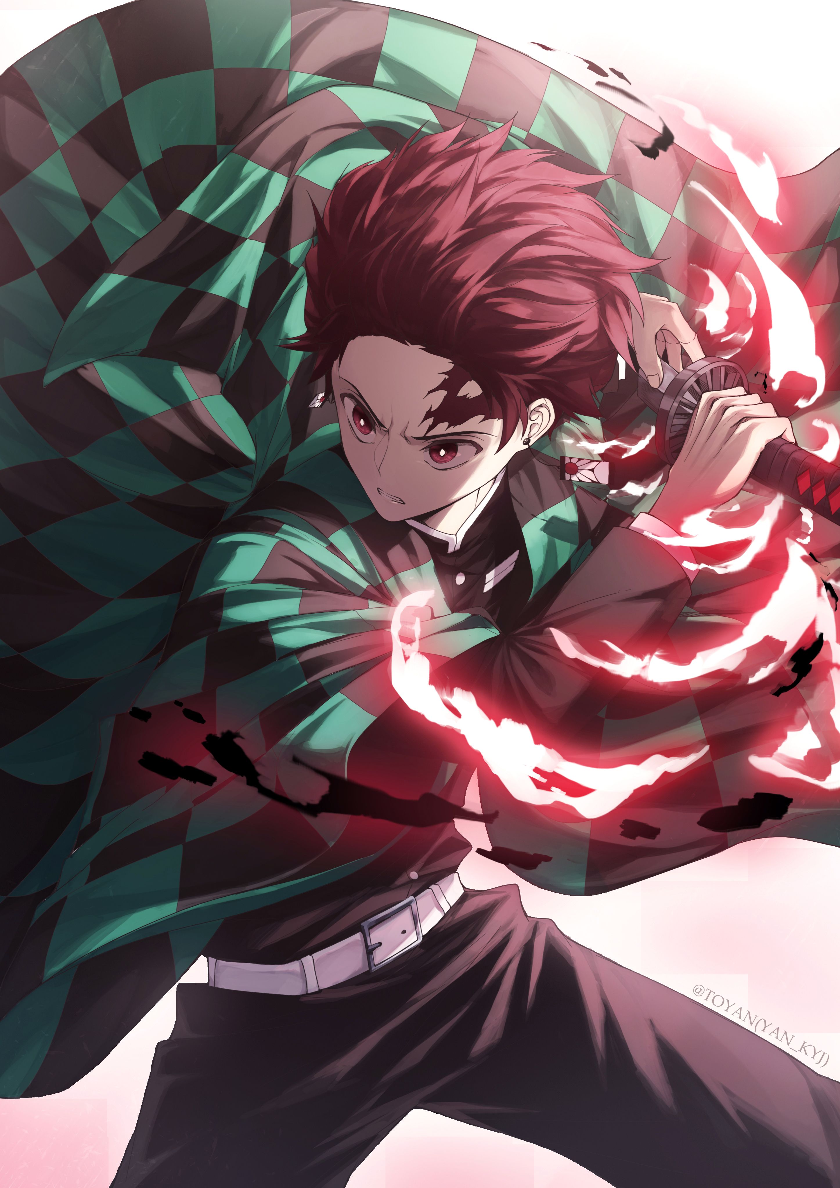 Tanjirou Kamado Mask Art Wallpapers