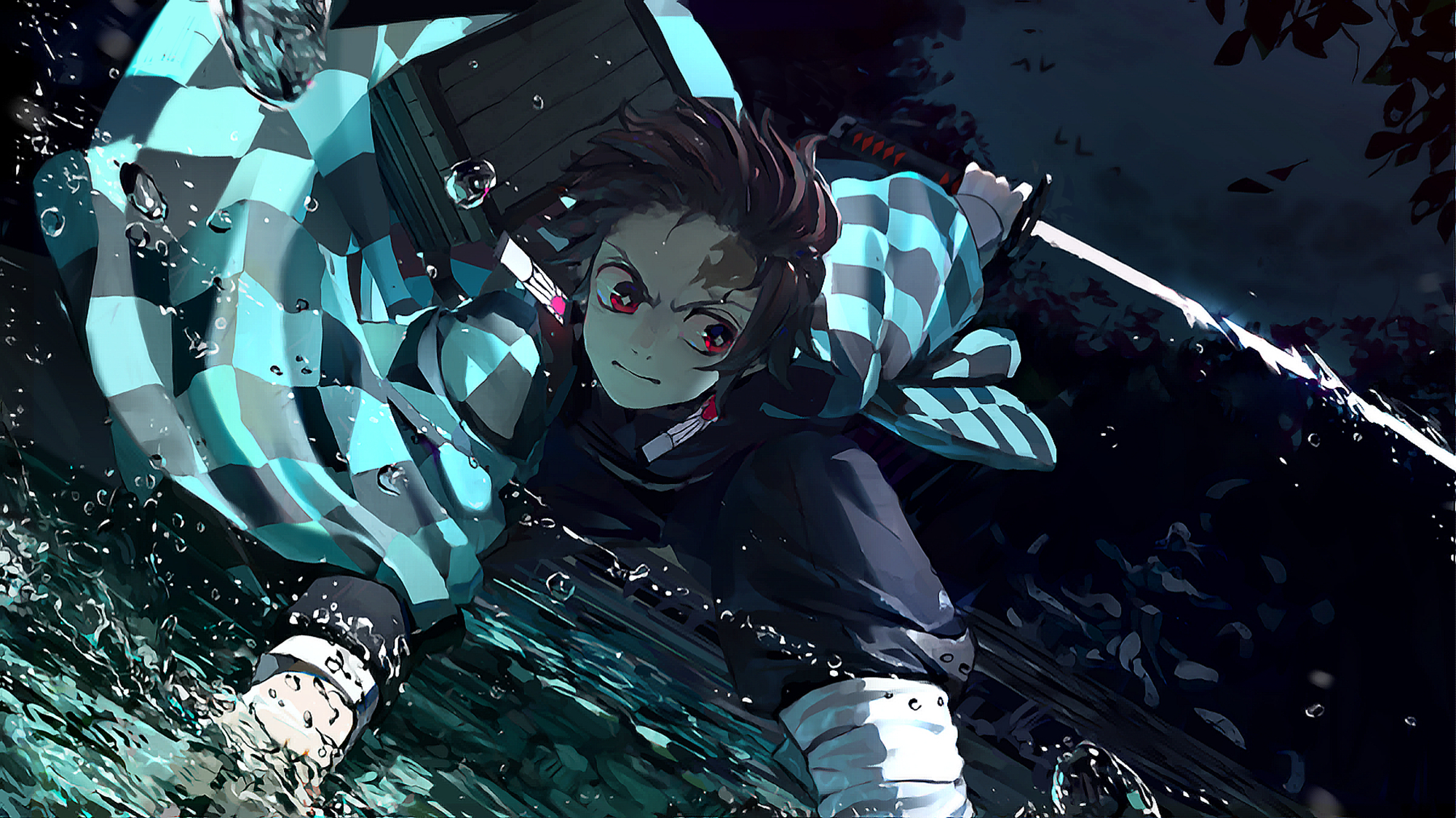 Tanjirou Kamado Minimal Art Wallpapers