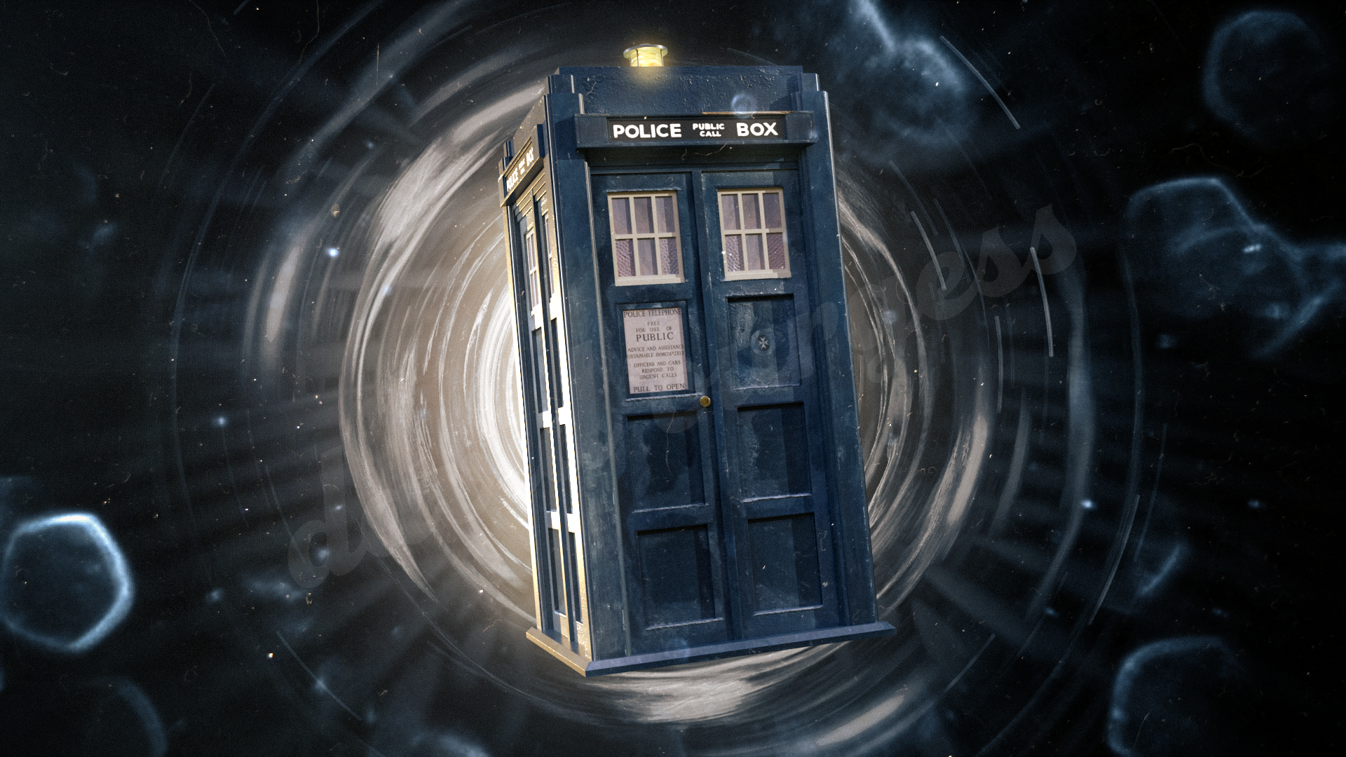 Tardis Doctor Who Digital Art Wallpapers