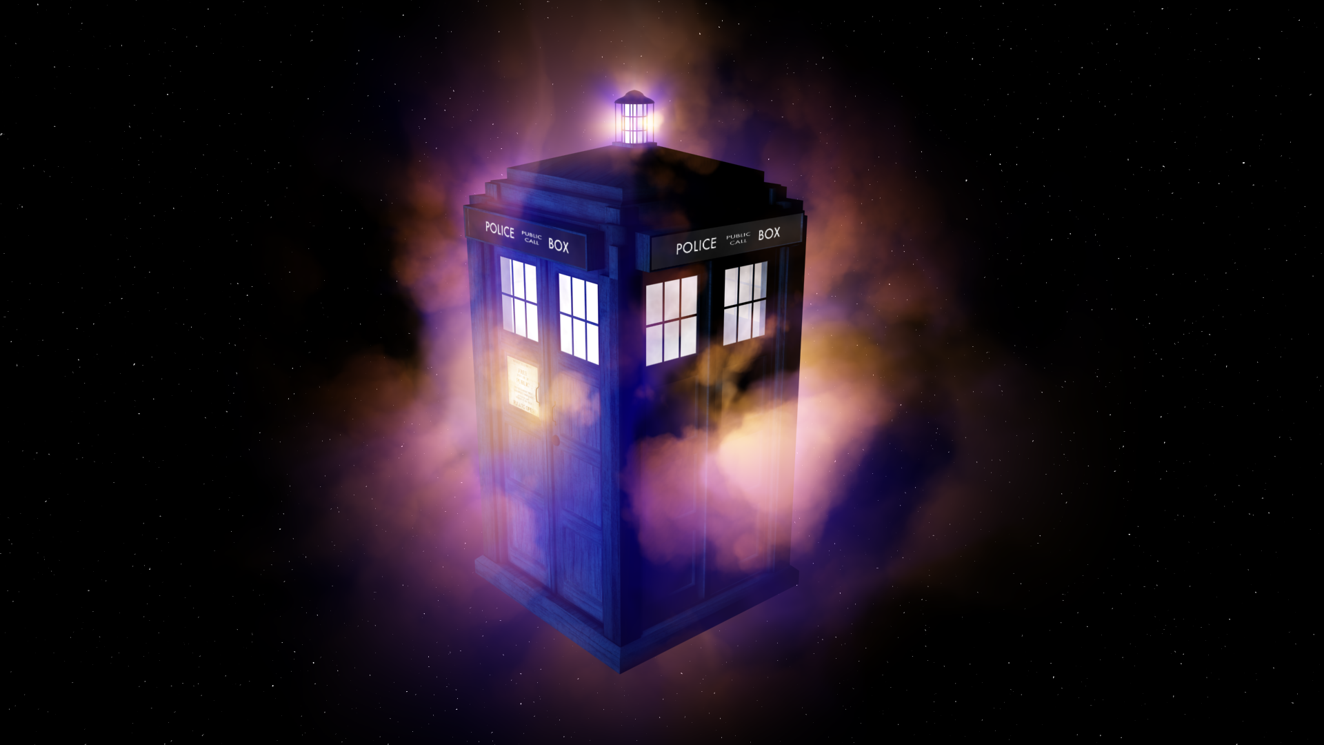 Tardis Doctor Who Digital Art Wallpapers