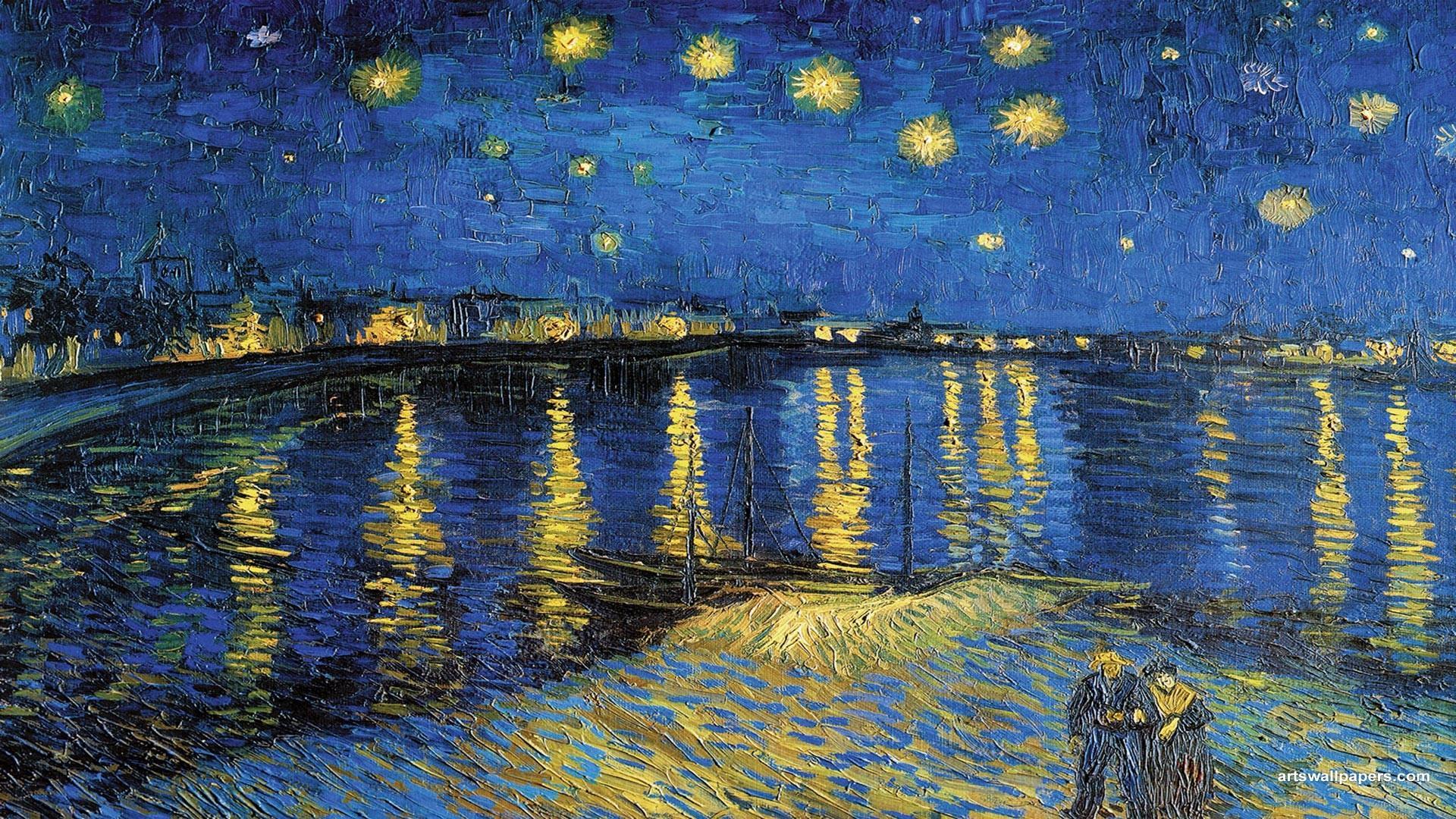Tardis Van Gogh Wallpapers