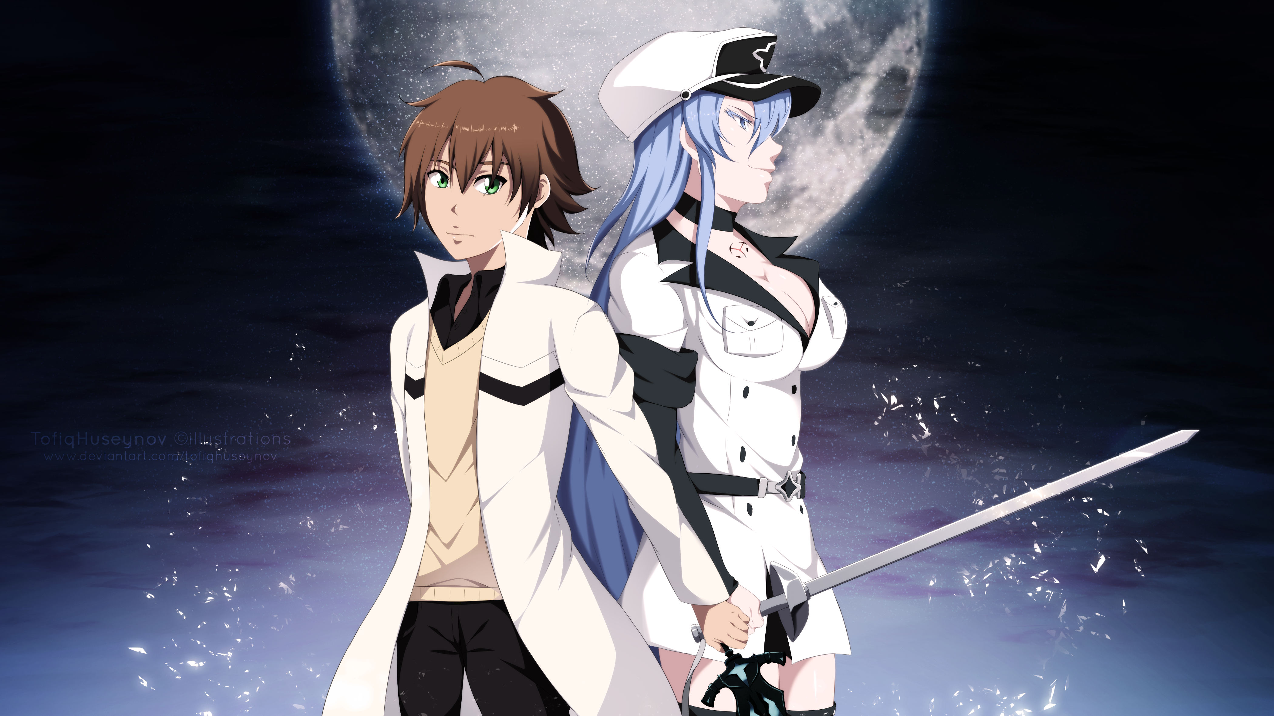 Tatsumi And Esdeath Wallpapers