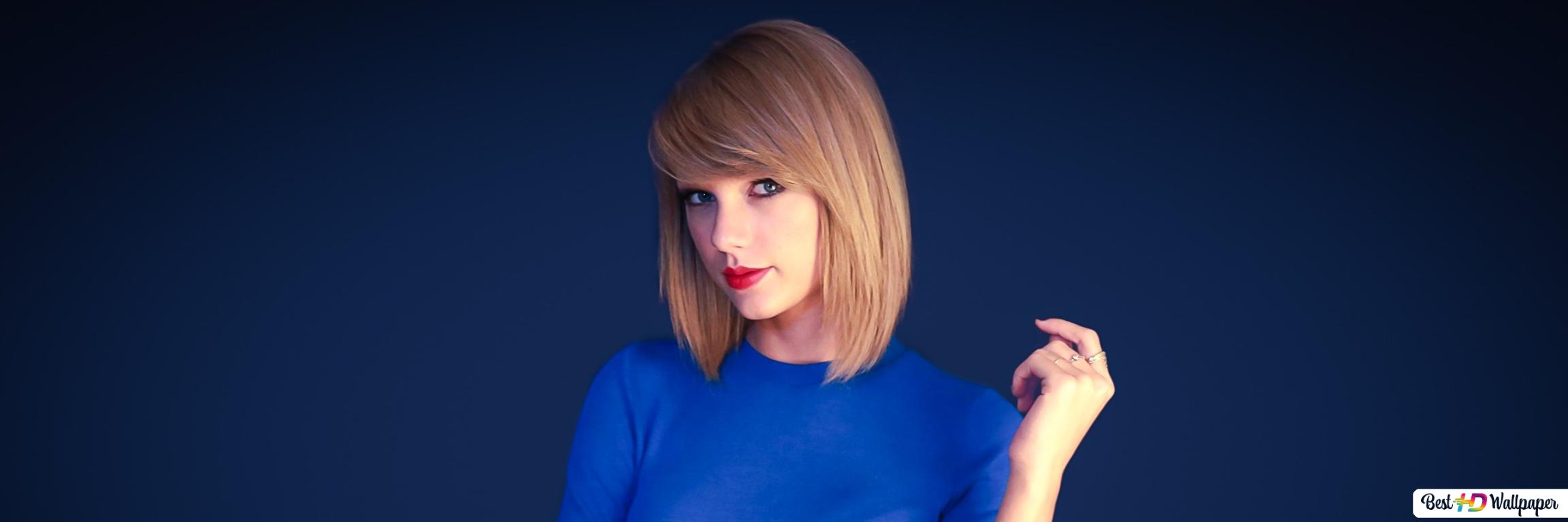 Taylor Swift Beautiful In Blue Top Wallpapers