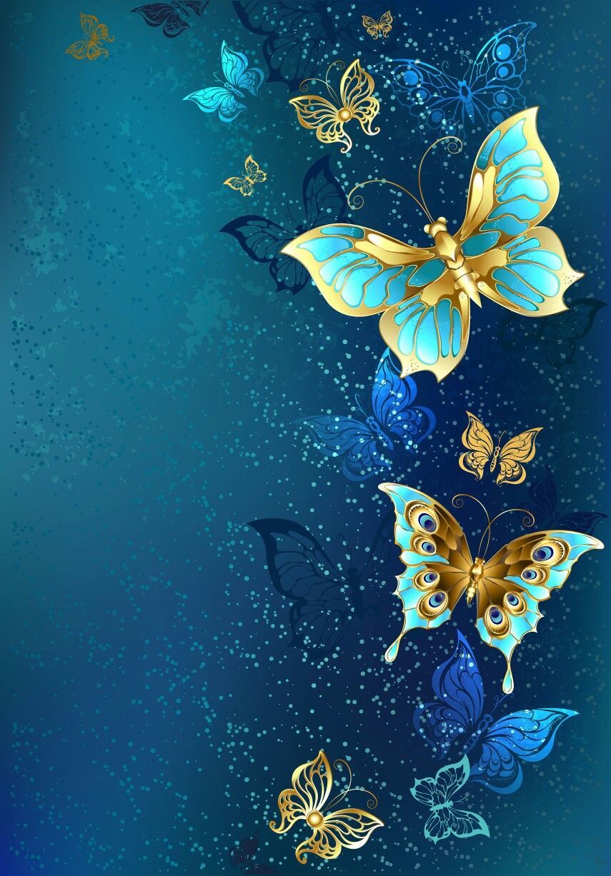 Teal Butterfly Wallpapers