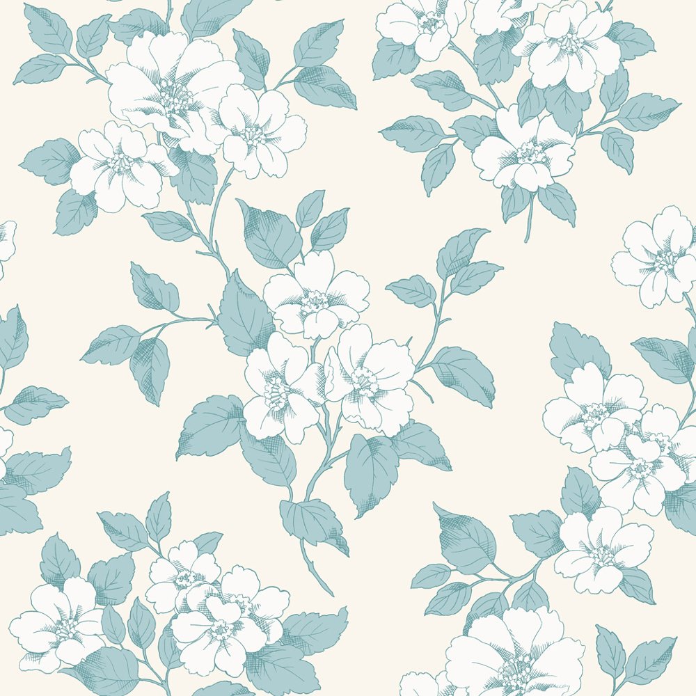 Teal Flower Wallpapers