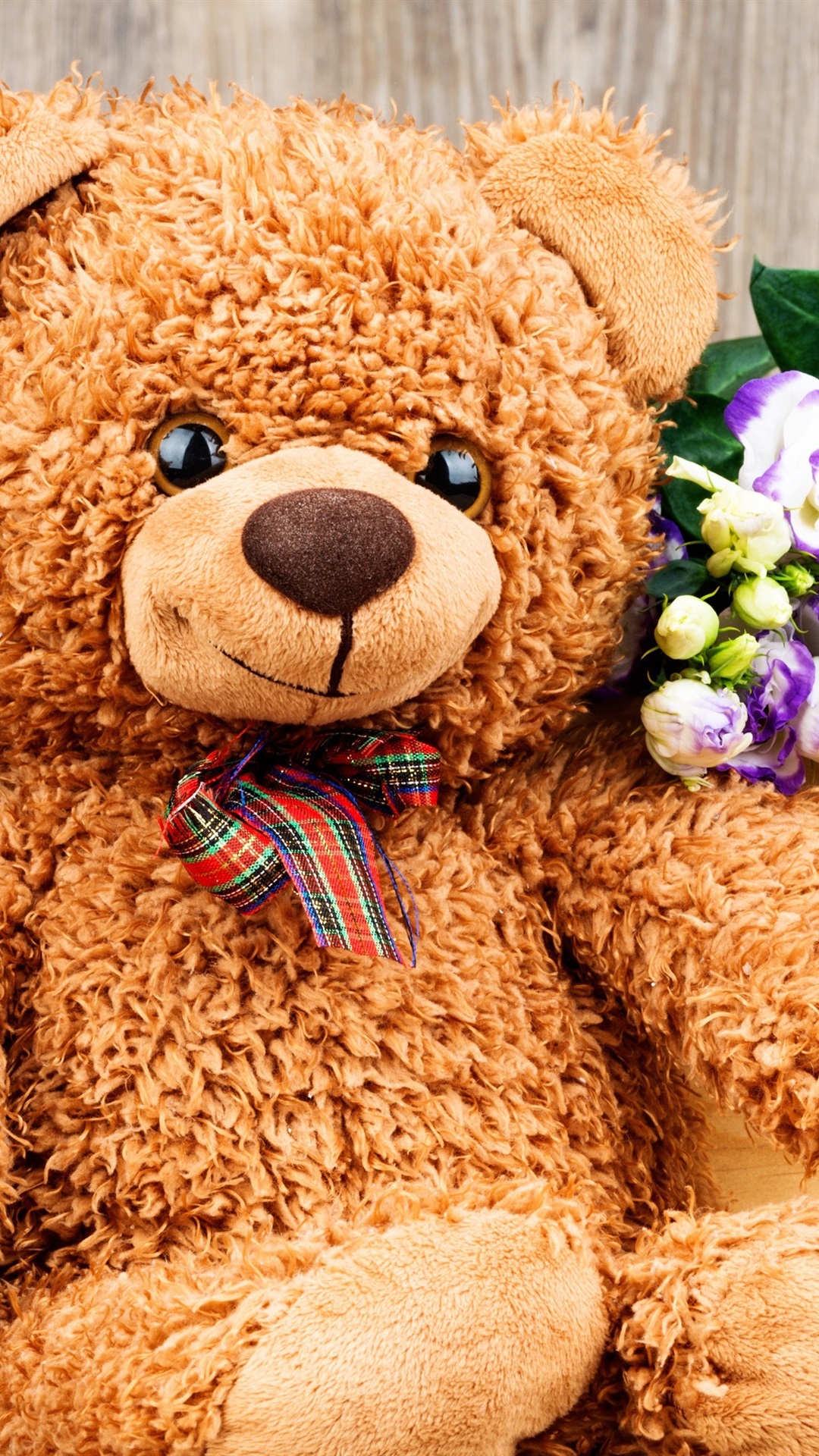 Teddy Bear And Flower Wallpapers