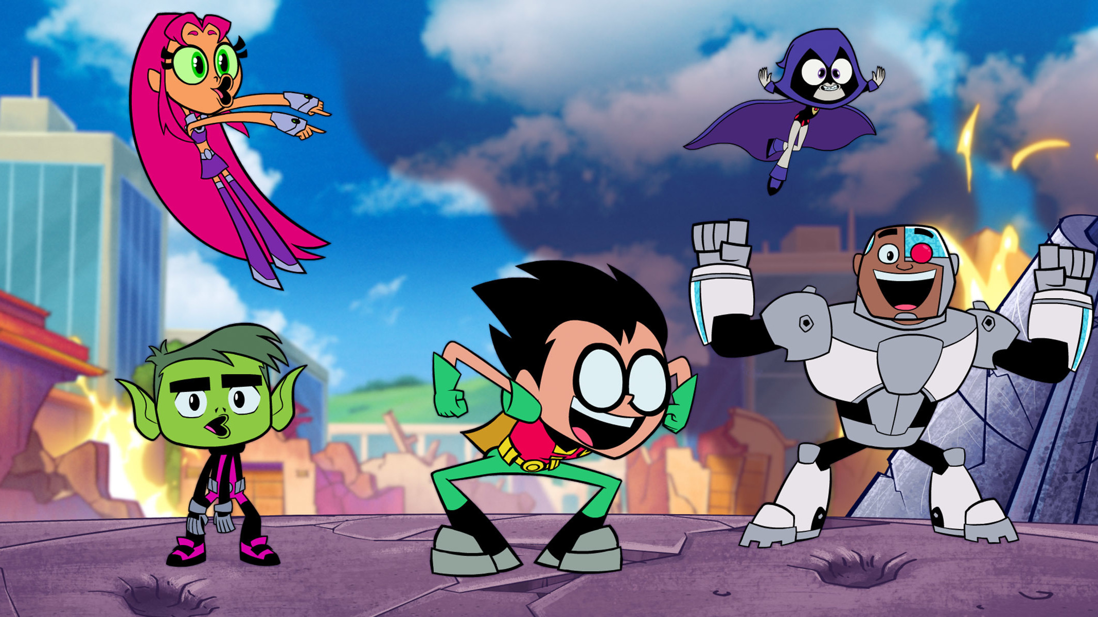 Teen Titans Go Backgrounds