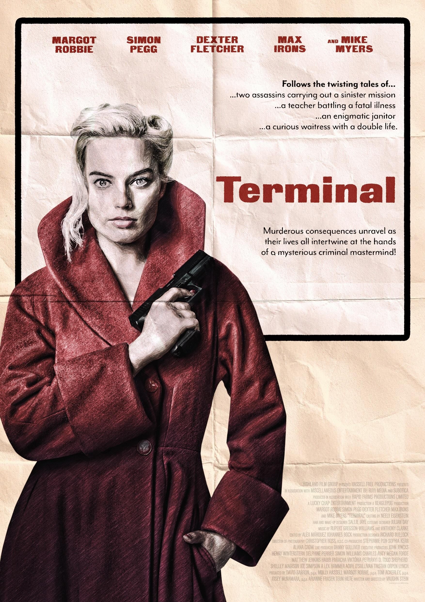 Terminal 2018 Movie Poster Wallpapers