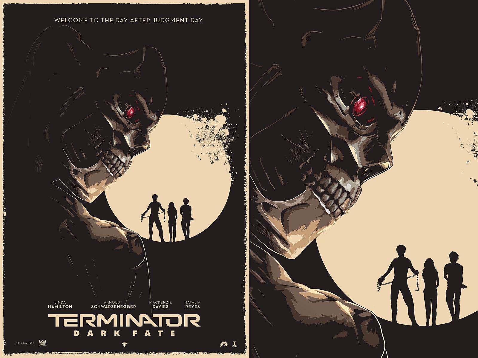 Terminator Dark Fate Minimal Wallpapers