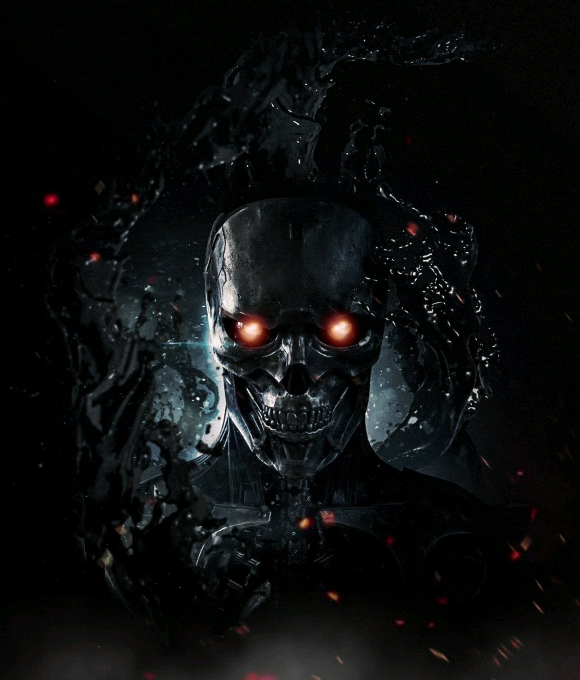 Terminator Skull Wallpapers