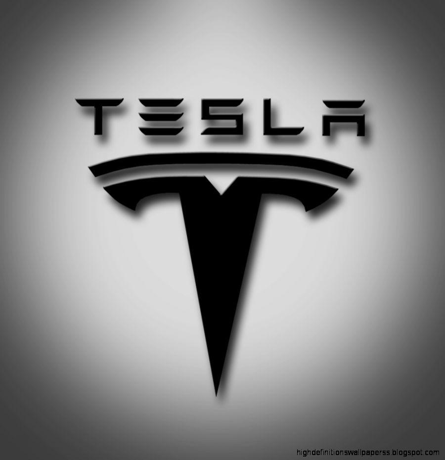 Tesla Logo Black Background