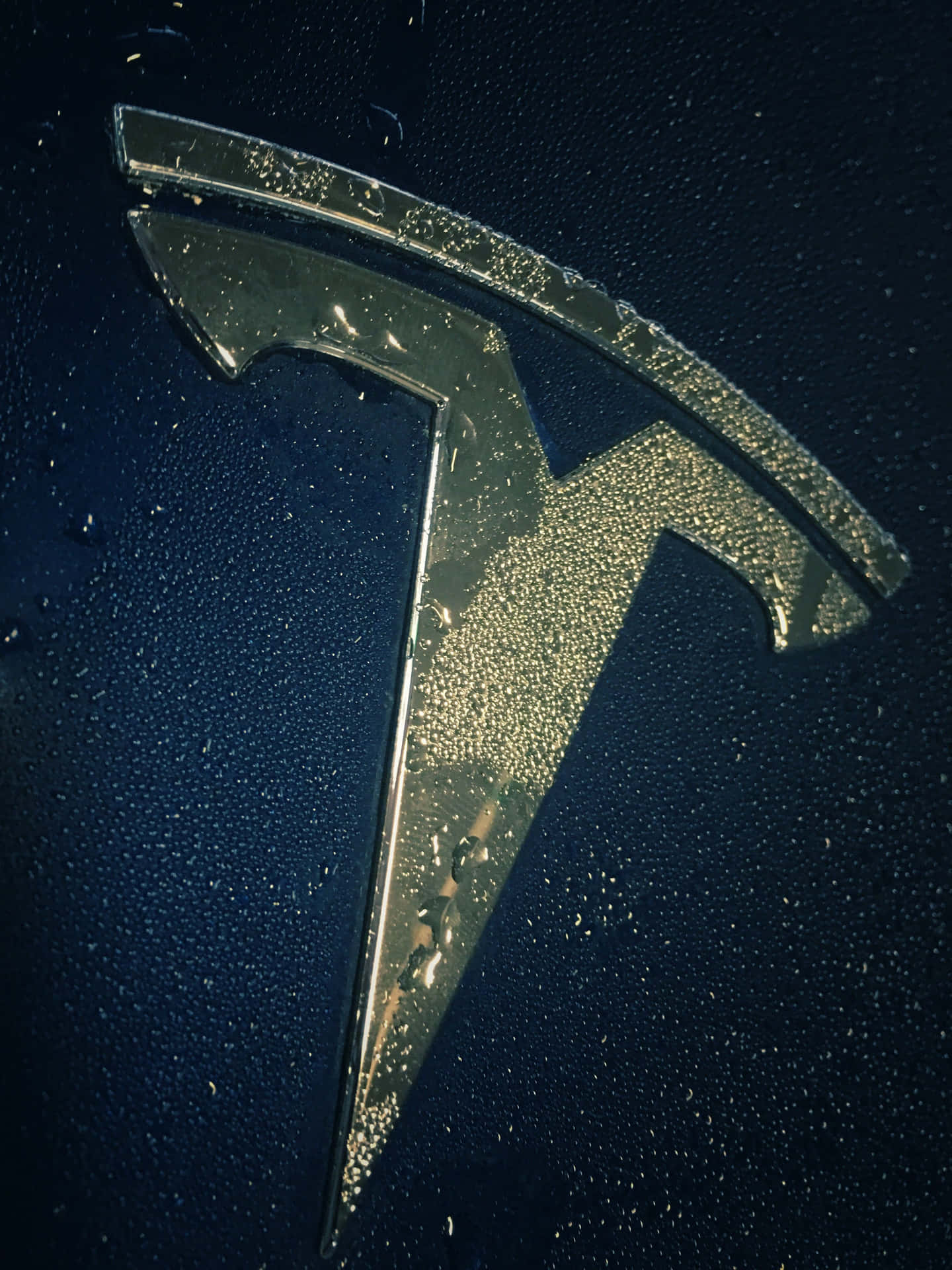 Tesla Logo Black Background