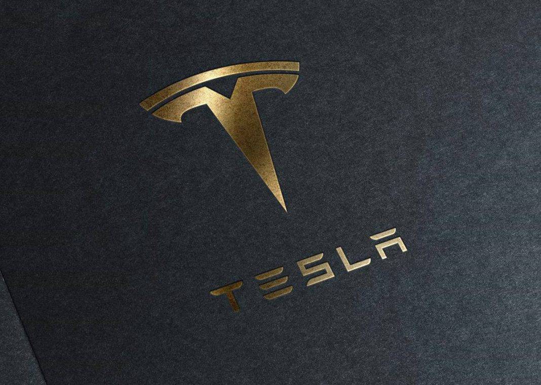 Tesla Logo Black Background