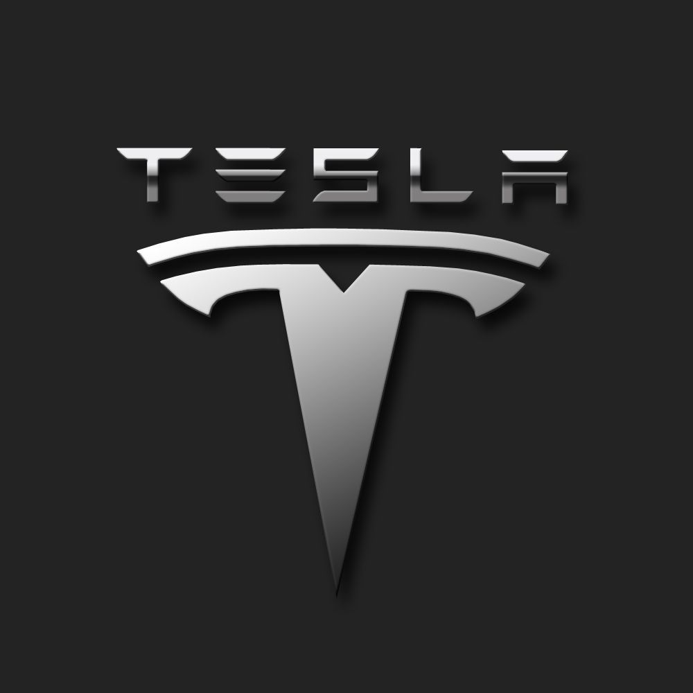 Tesla Logo Black Background