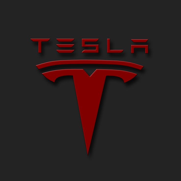 Tesla Logo Black Background