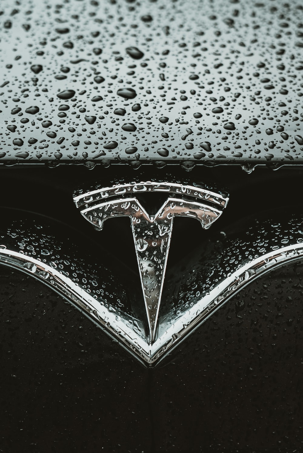 Tesla Logo Black Background