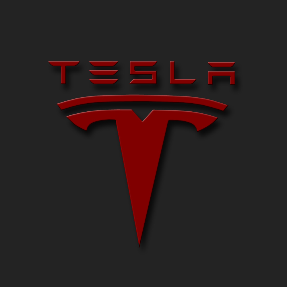 Tesla Logo Black Background