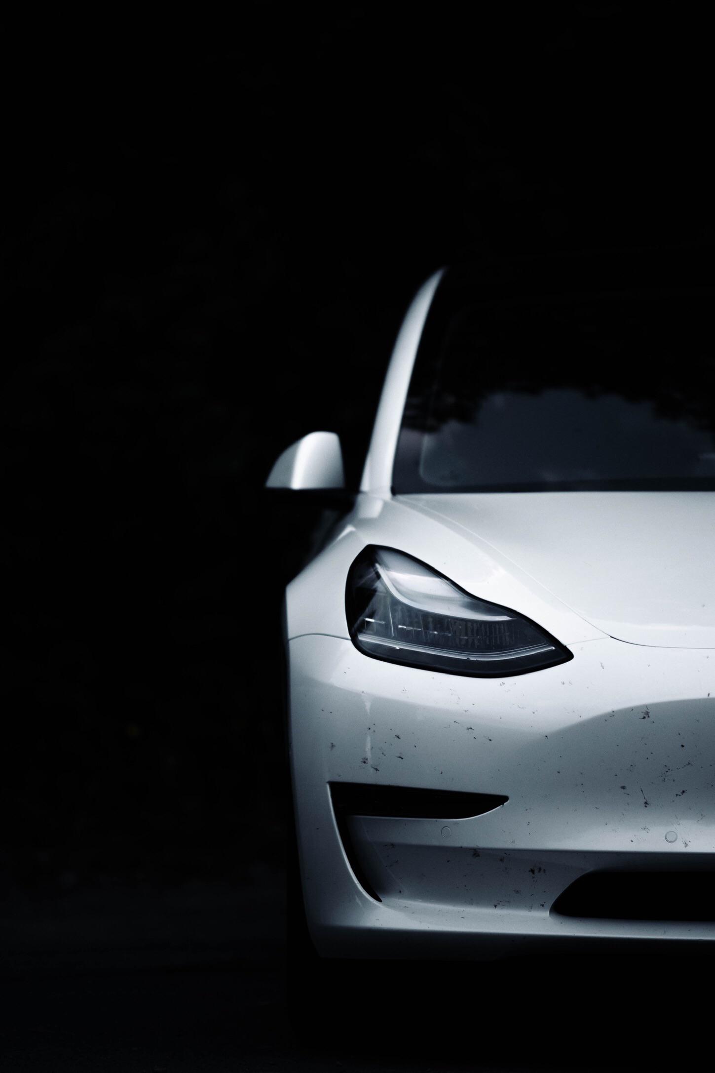 Tesla Model 3 White Wallpapers