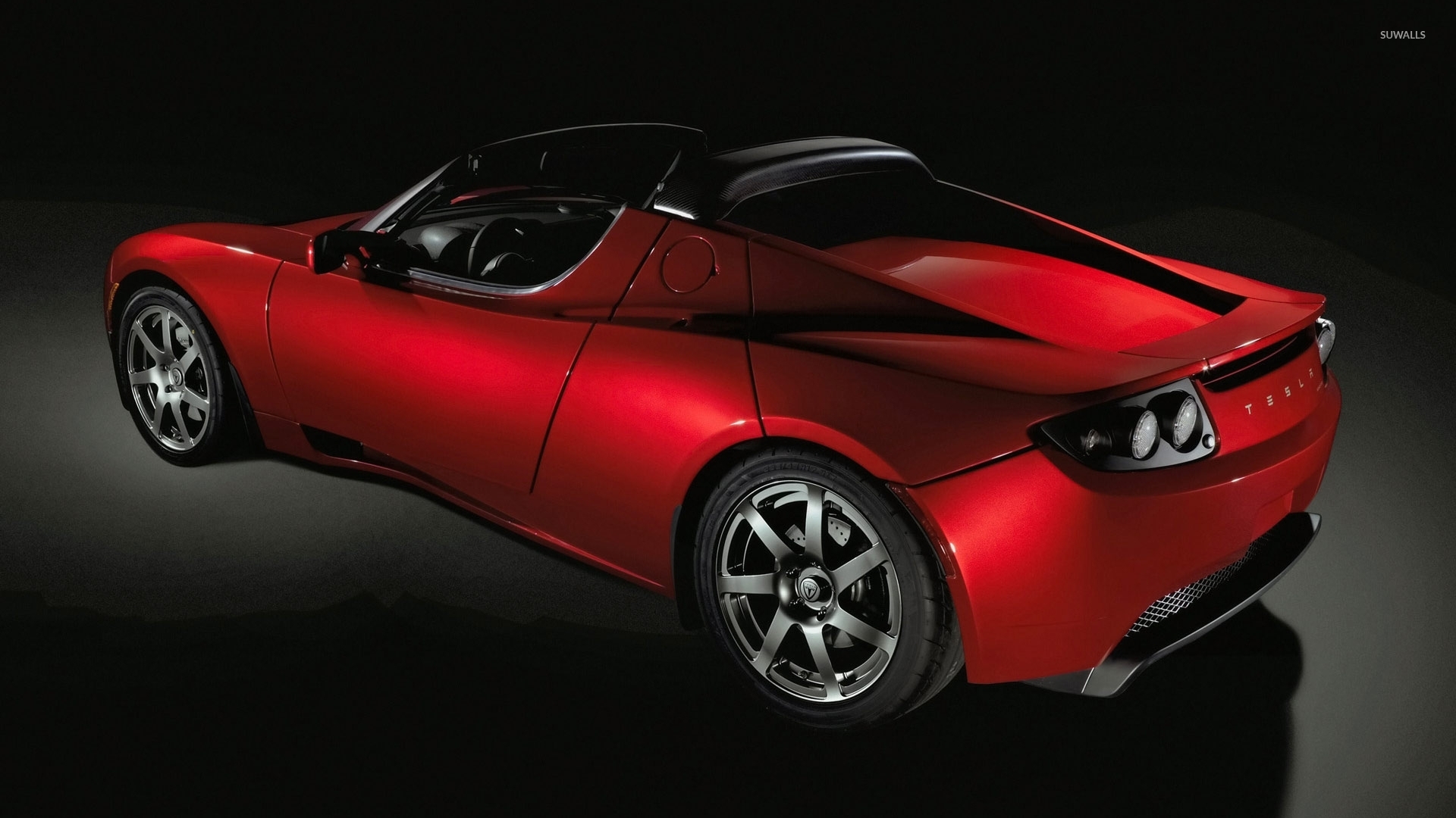 Tesla Red Roadster Wallpapers