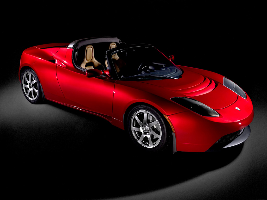 Tesla Red Roadster Wallpapers