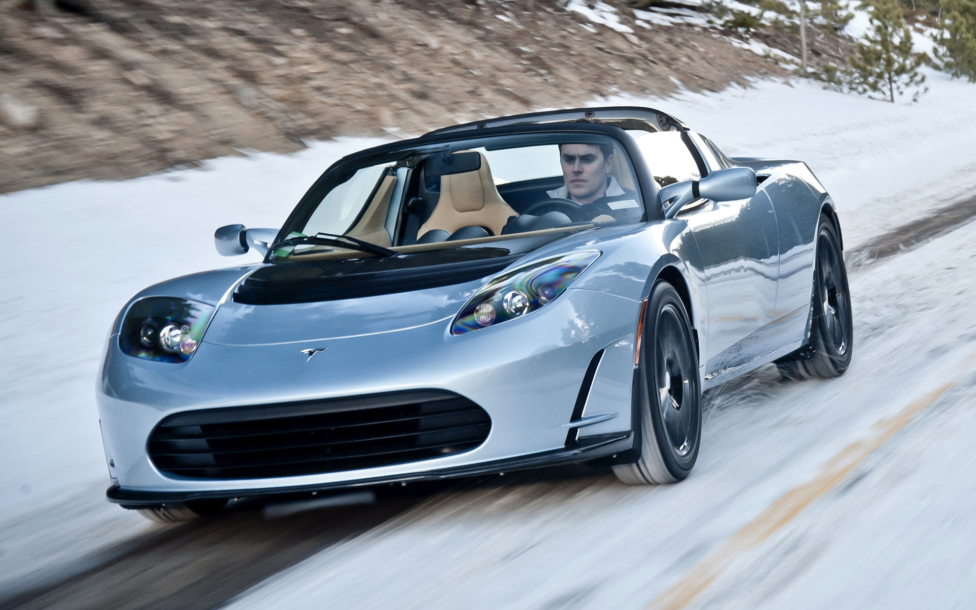 Tesla Roadster Sport Wallpapers