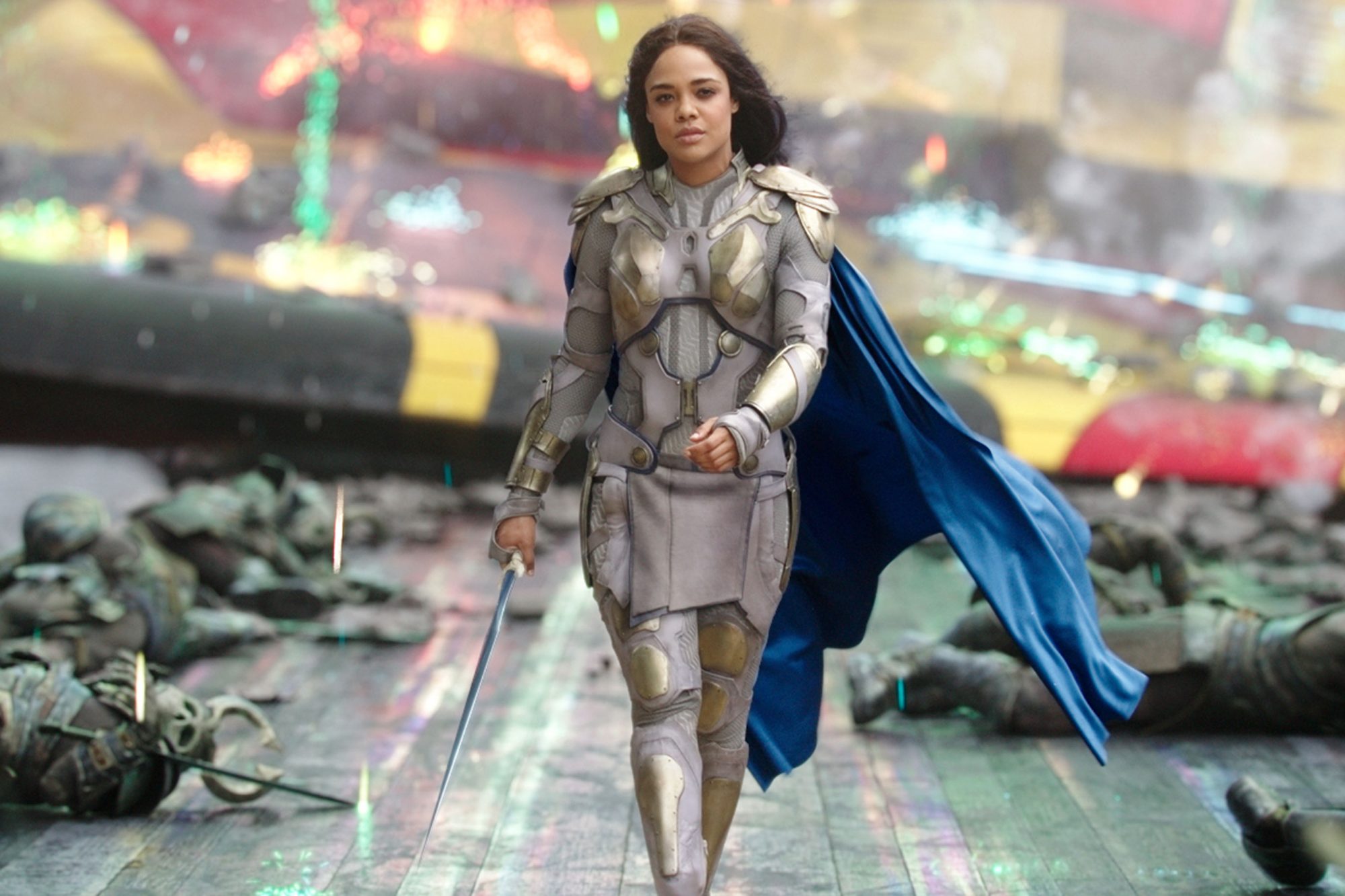 Tessa Thompson As Valkyrie In Thor Wallpapers